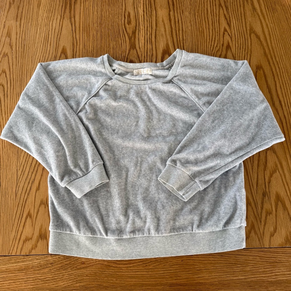 Suzie Kondi Saba Sweatshirt Grey Velour